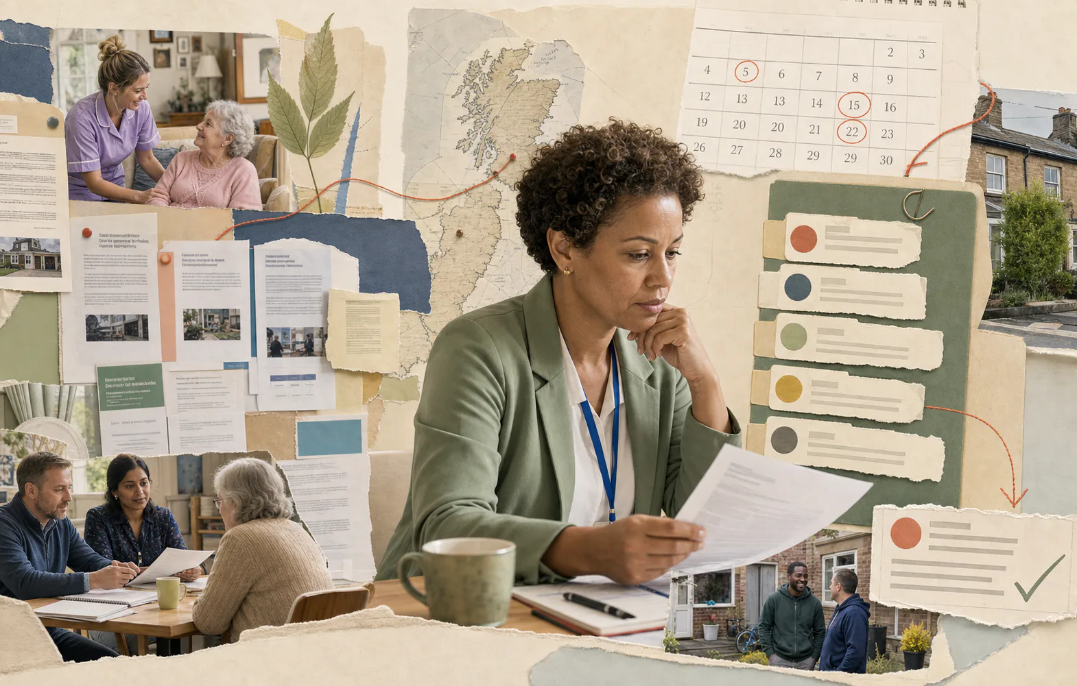 Care-provider leaders comparing public procurement opportunities with care delivery requirements